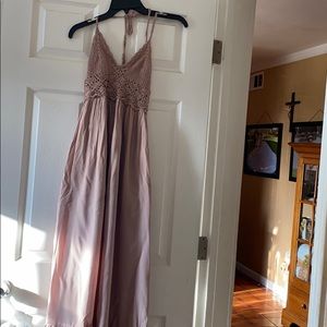 Nude Maxi Dress